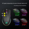 6400 DPI Ergonomic Wired RGB Gaming Mouse with Adjustable 7 Buttons