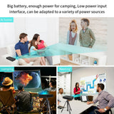 CRENOVA 720P Wireless LED Projector For 1080P