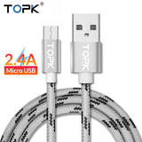 Micro USB Cable 2.4A Fast Charging Cable For Android