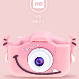 HD 1080P Digital Kids Camera 20MP Children Camera with USB Charger Built-In Game Camera Shockproof Silicone Protection Cover