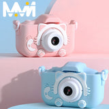 HD 1080P Digital Kids Camera 20MP Children Camera with USB Charger Built-In Game Camera Shockproof Silicone Protection Cover