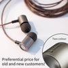 Metal Stereo Earphone with Noise Isolating Feature