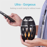 LED Flame Light Portable Wireless Speaker