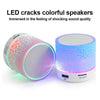 Portable LED Crack Bluetooth Speaker