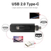 3-in-1 USB Flash Drive USB 2.0 & Type-c & Micro USB 256GB