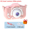 HD 1080P Digital Kids Camera 20MP Children Camera with USB Charger Built-In Game Camera Shockproof Silicone Protection Cover