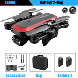 Professional S8000 Drone 4K Dual Camera 360°