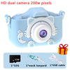 HD 1080P Digital Kids Camera 20MP Children Camera with USB Charger Built-In Game Camera Shockproof Silicone Protection Cover