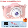 HD 1080P Digital Kids Camera 20MP Children Camera with USB Charger Built-In Game Camera Shockproof Silicone Protection Cover