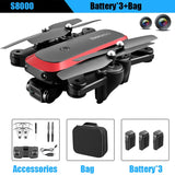 Professional S8000 Drone 4K Dual Camera 360°