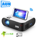 AUN Mini FUll HD Projector (Optional Android 6.0 wifi W18D)