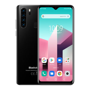 Blackview A80 Plus Mobile Phone 13MP Quad Rear Camera 4GB RAM+64GB ROM Octa Core 6.49 Inch Waterdrop Smartphone 4G Cellphone