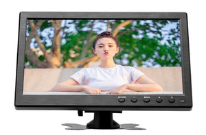 Podofo 10.1"  LCD HD Monitor & Computer Display Color Screen 2Channel Video Input Security Monitor With BNC / AVI / VGA / HDMI