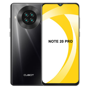 Original Cubot Note 20 Pro Smartphone 6GB 128GB Rear Quad Camera 12MP NFC 6.5″ HD Display Android 10 Mobile Phones 4200mAh